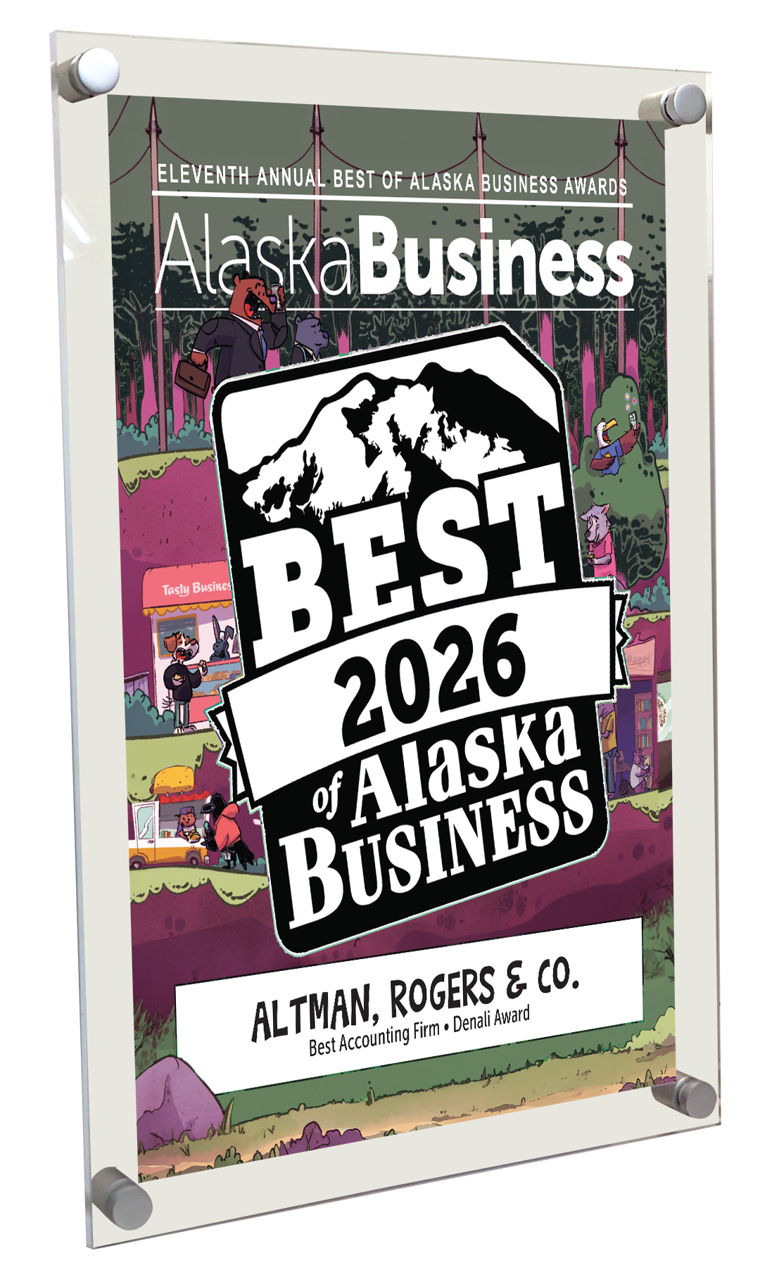 Commemorative Best of Alaska Business Acrylic Plaque