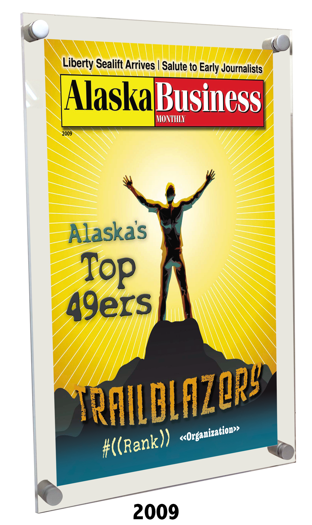 Commemorative Top 49ers Award Acrylic Plaque