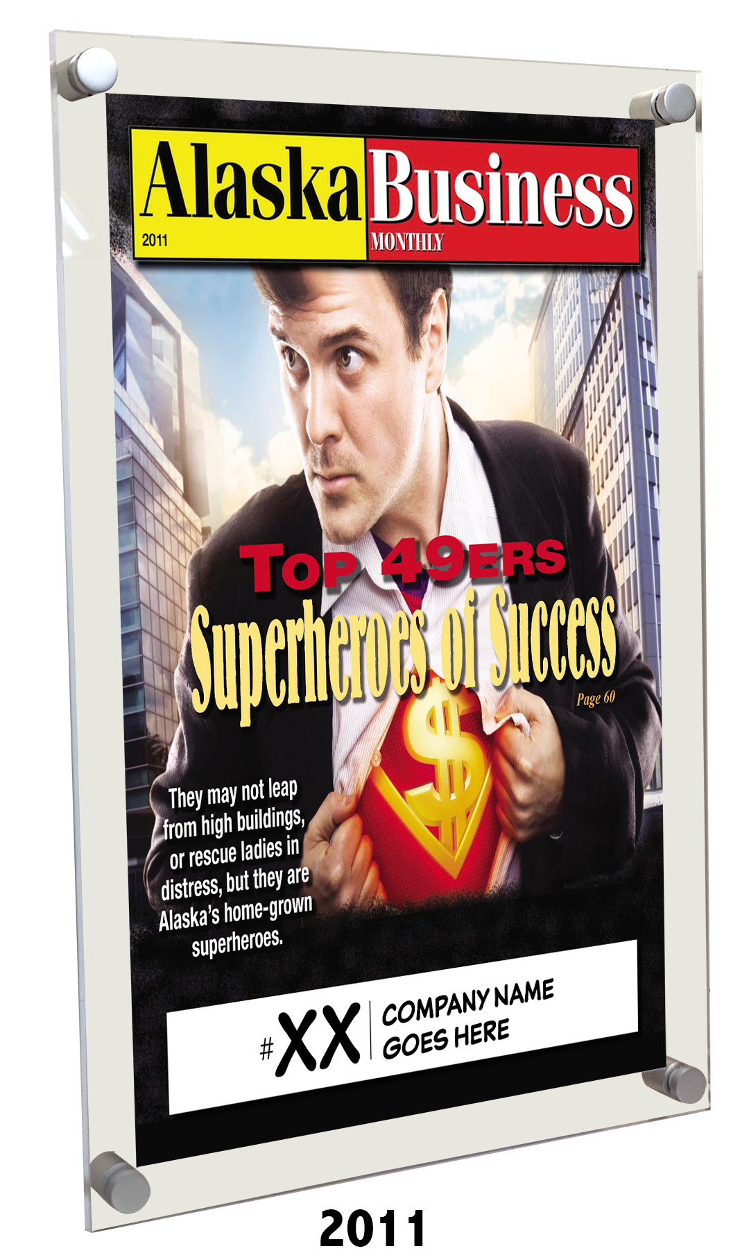 Commemorative Top 49ers Award Acrylic Plaque