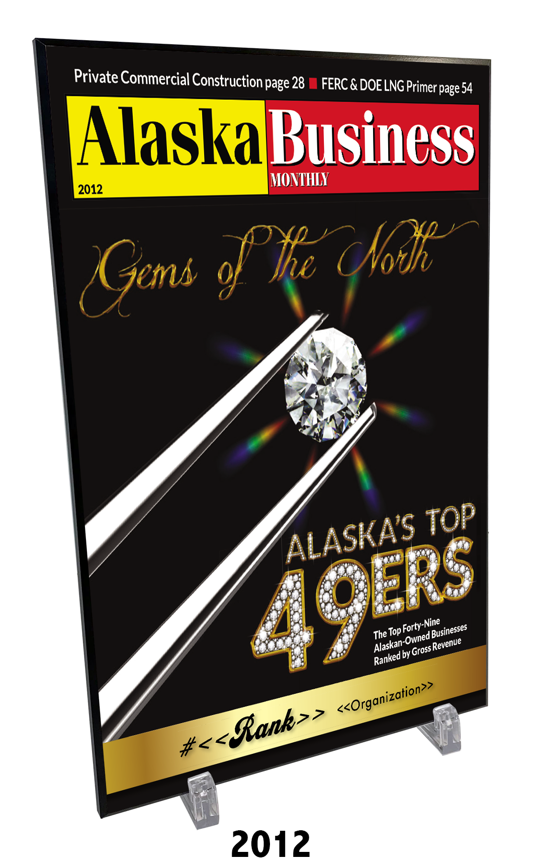 Commemorative Top 49ers Award Hardiplaque