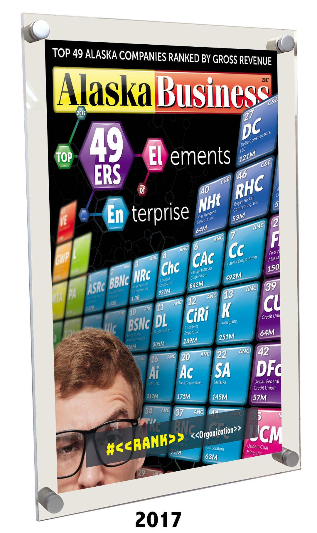 Commemorative Top 49ers Award Acrylic Plaque