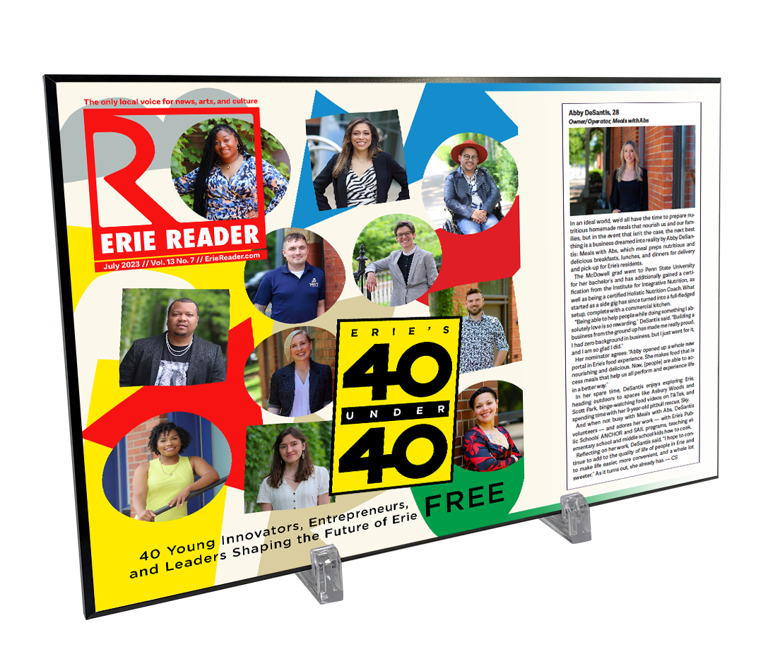 Erie's 40 Under 40 Award - Wooden Plaques