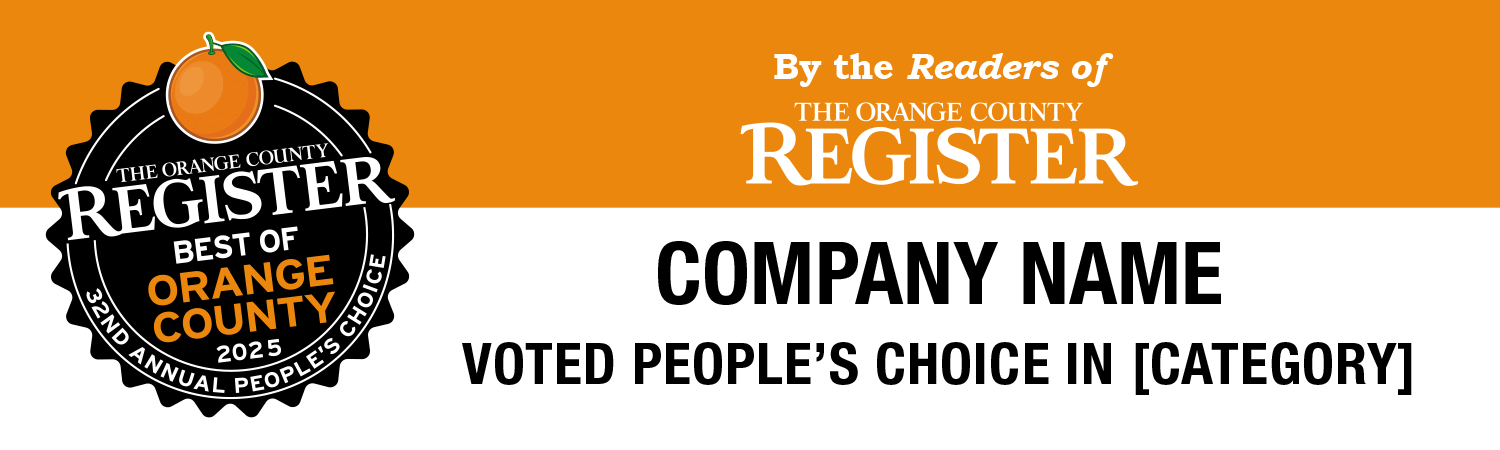 Best Of Orange County Award | Outdoor Banners