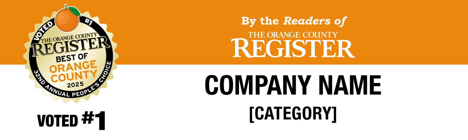 Best Of Orange County Award | Outdoor Banners