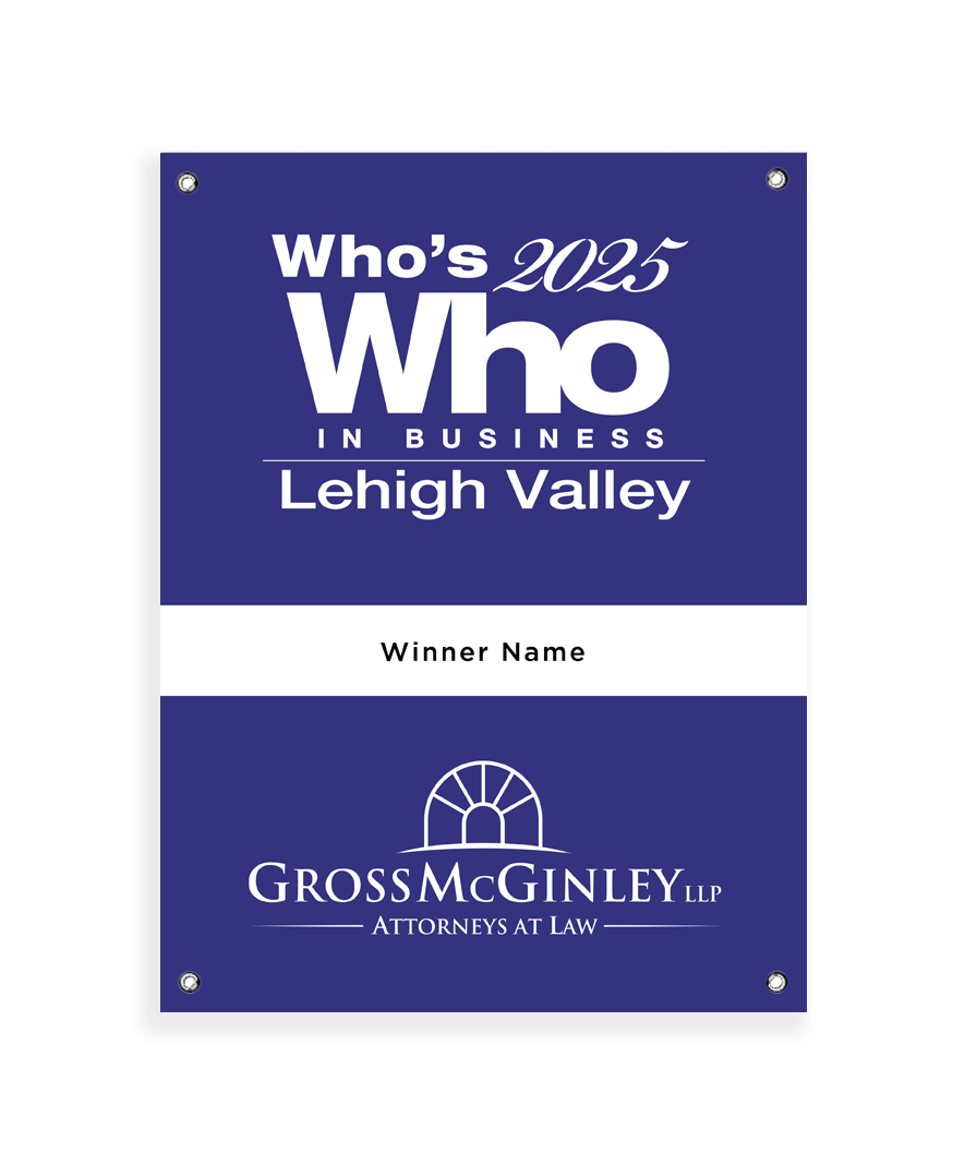 Lehigh Valley Style Who’s Who in Business Vinyl Banners