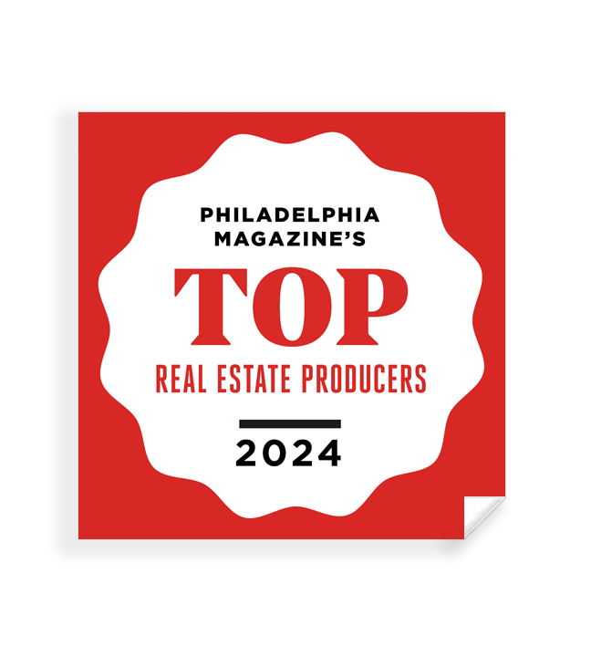 Philadelphia magazine Top Real Estate Producers Window Decal