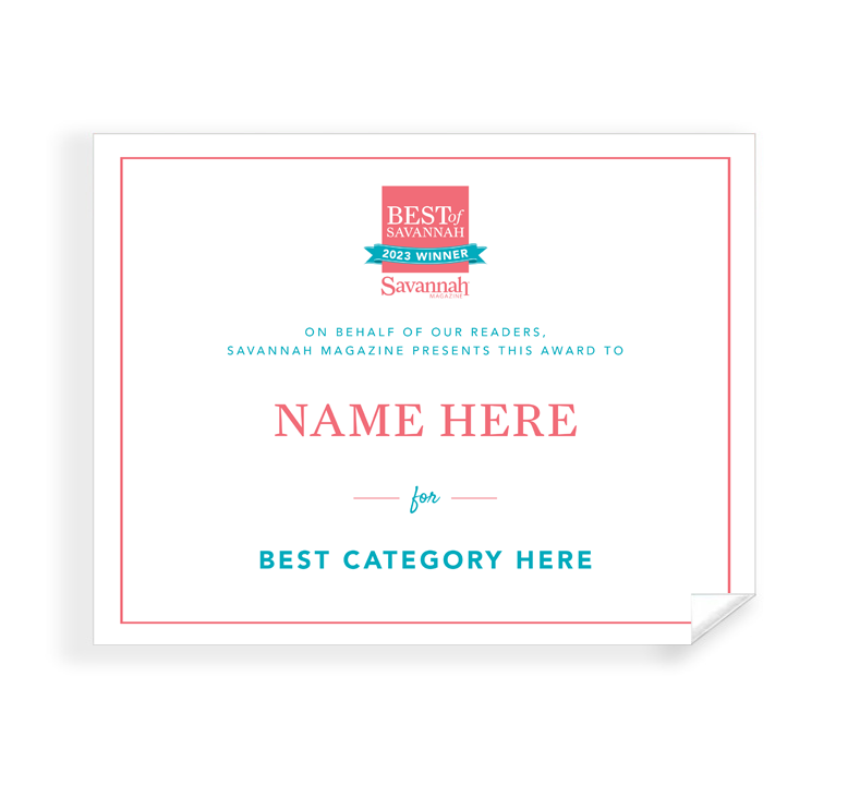 Savannah Magazine Best of Savannah - Archival Reprint