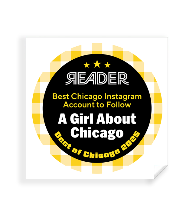 Chicago Reader: Best of Chicago Awards - Window Cling