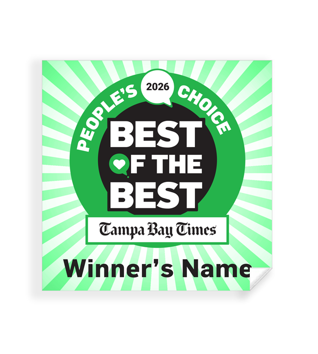 Best Of Tampa Bay Times - Window Cling