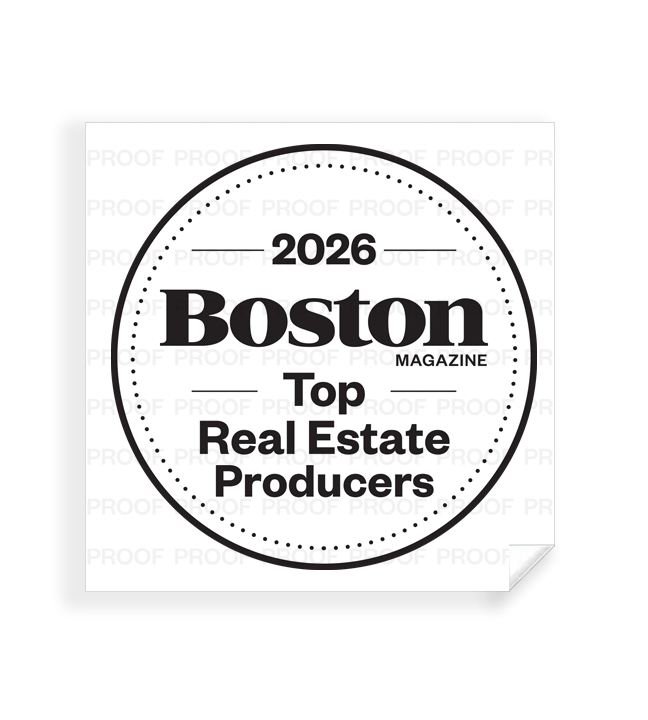 Boston Magazine Top Real Estate Producers Window Decals