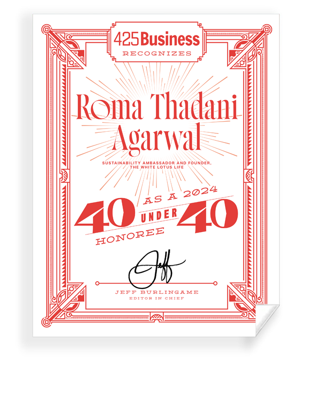 425 Business Magazine 40 Under 40 Awards - Window Clings