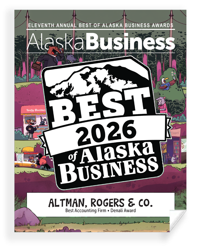 Commemorative Best of Alaska Business Window Cling