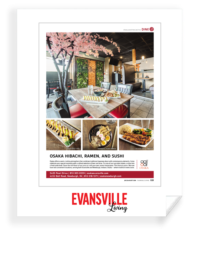 Evansville Living Archive - Dining - Archival Reprints