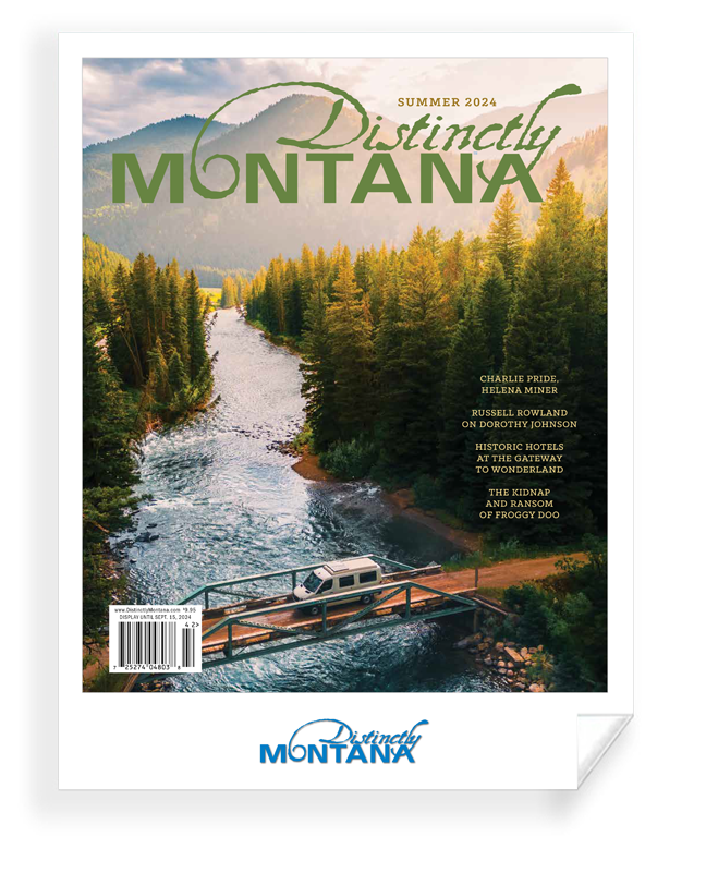 Distinctly Montana Cover & Article - Archival Reprints