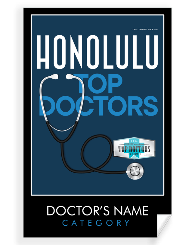 HONOLULU Magazine Top Doctors Window Clings