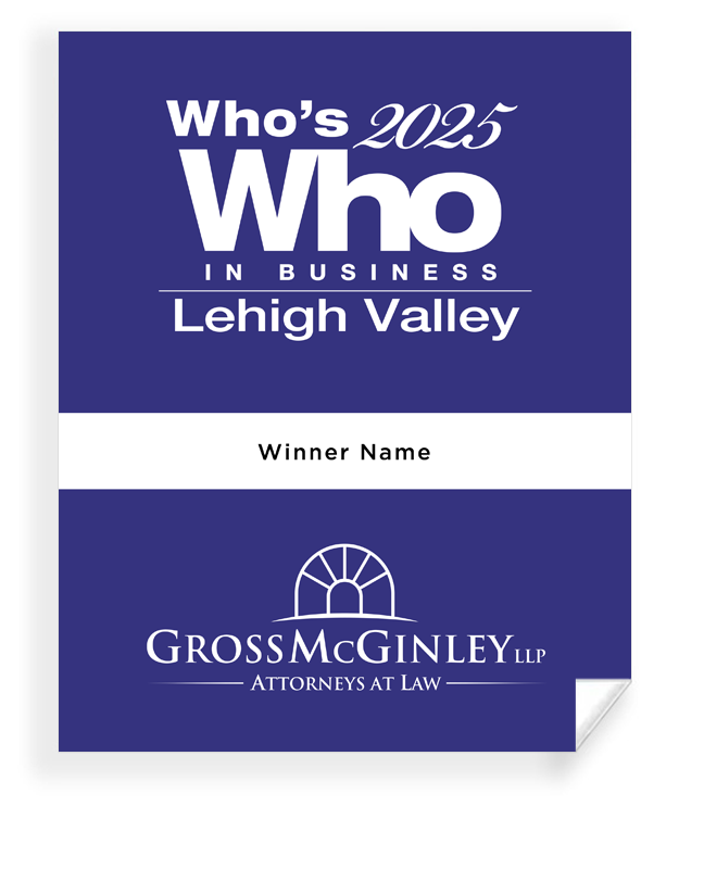 Lehigh Valley Style Who’s Who in Business Window Clings