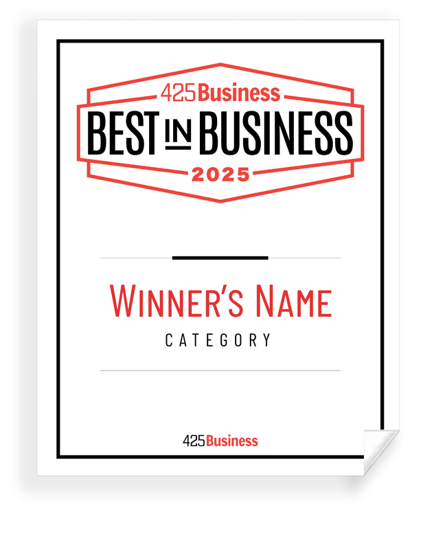 425 Business Magazine Best in Business Awards - Window Clings