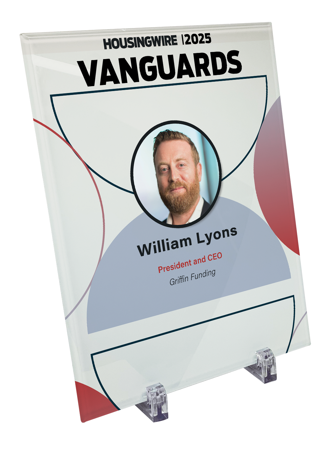 HousingWire Editorial Award Programs Plaque - Glass