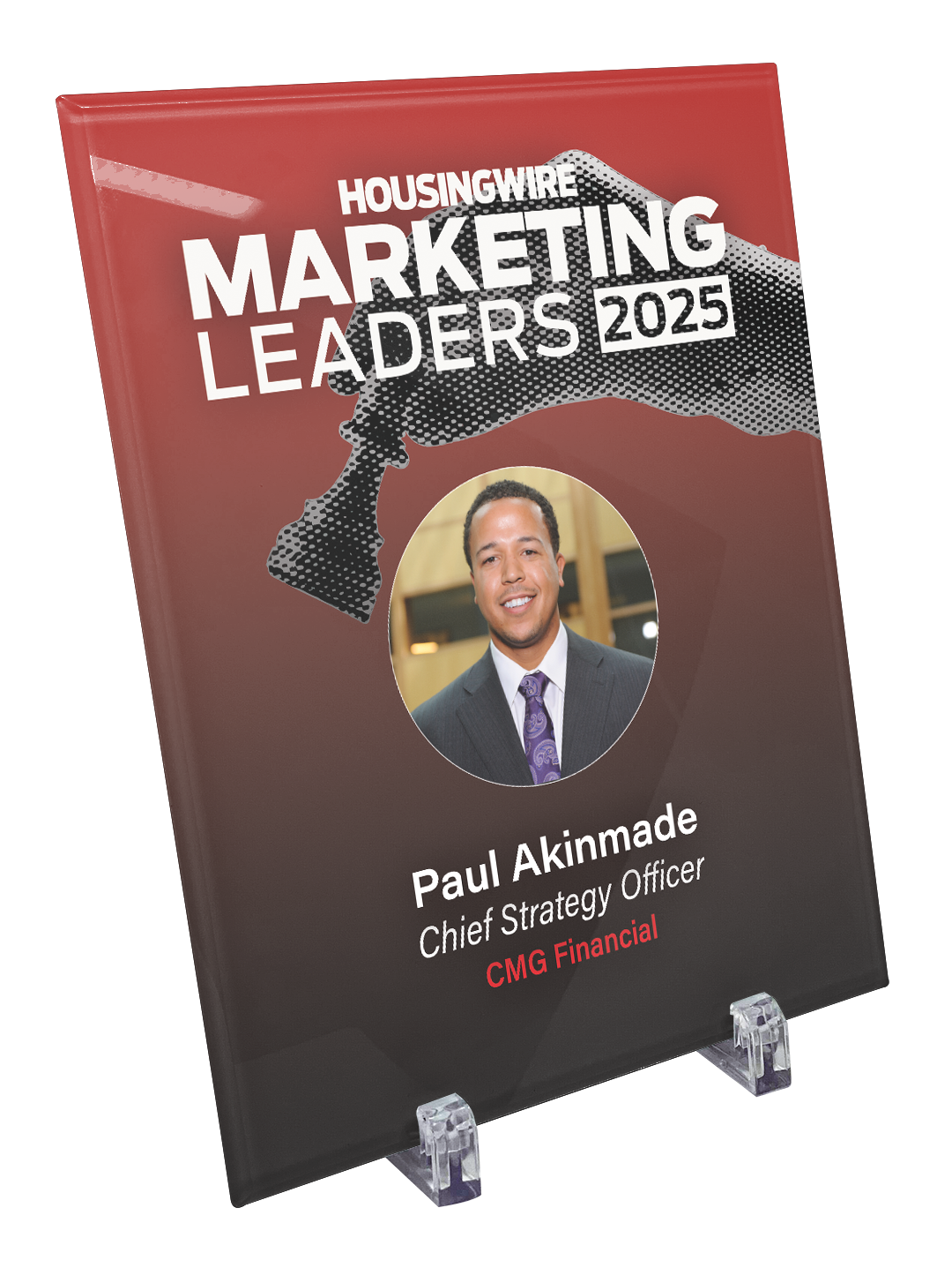 HousingWire Editorial Award Programs Plaque - Glass