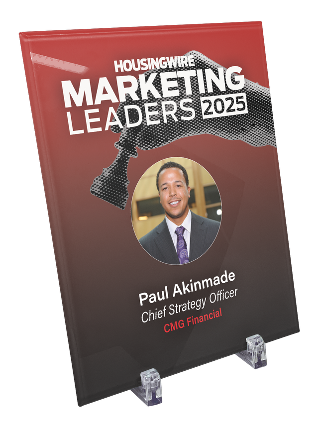 HousingWire Editorial Award Programs Plaque - Glass