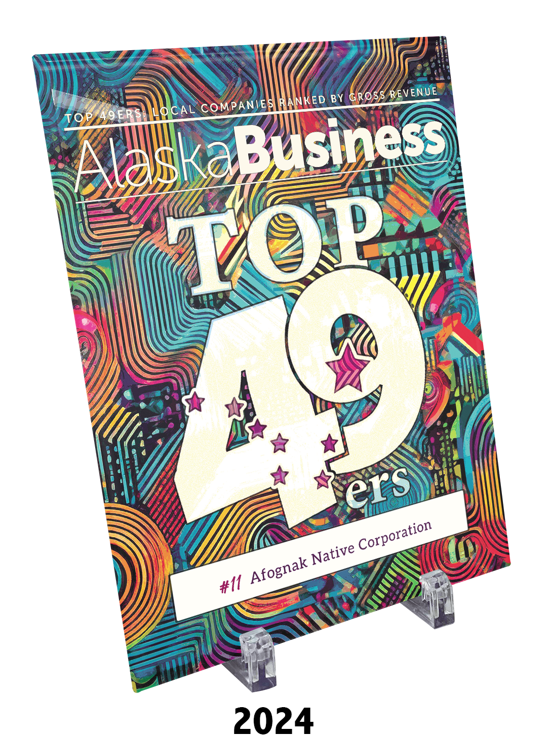 Commemorative Top 49ers Award Crystal Plaque