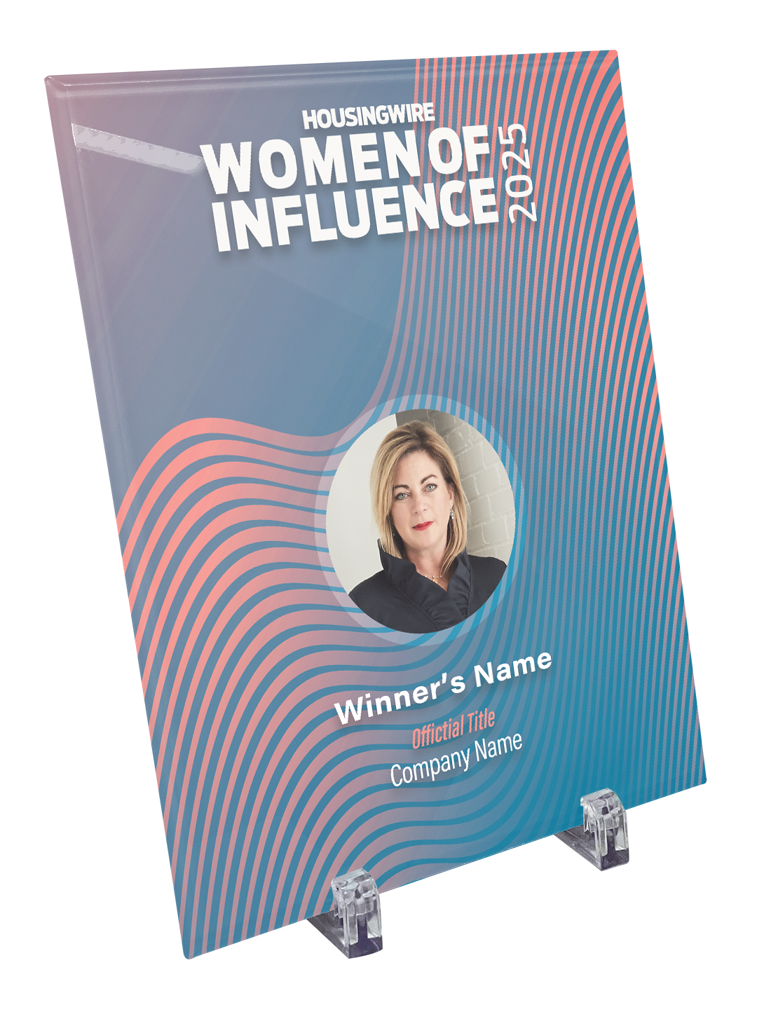 HousingWire Editorial Award Programs Plaque - Glass