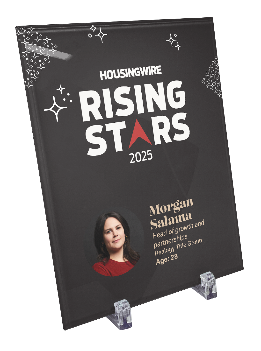 HousingWire Editorial Award Programs Plaque - Glass