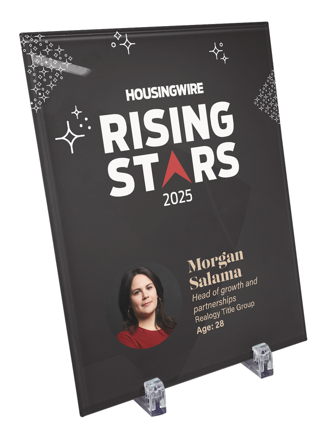 HousingWire Editorial Award Programs Plaque - Glass