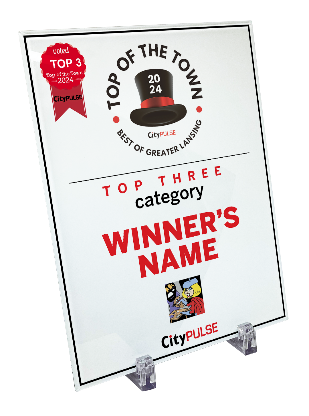 City Pulse: Top of the Town Awards - Crystal Glass