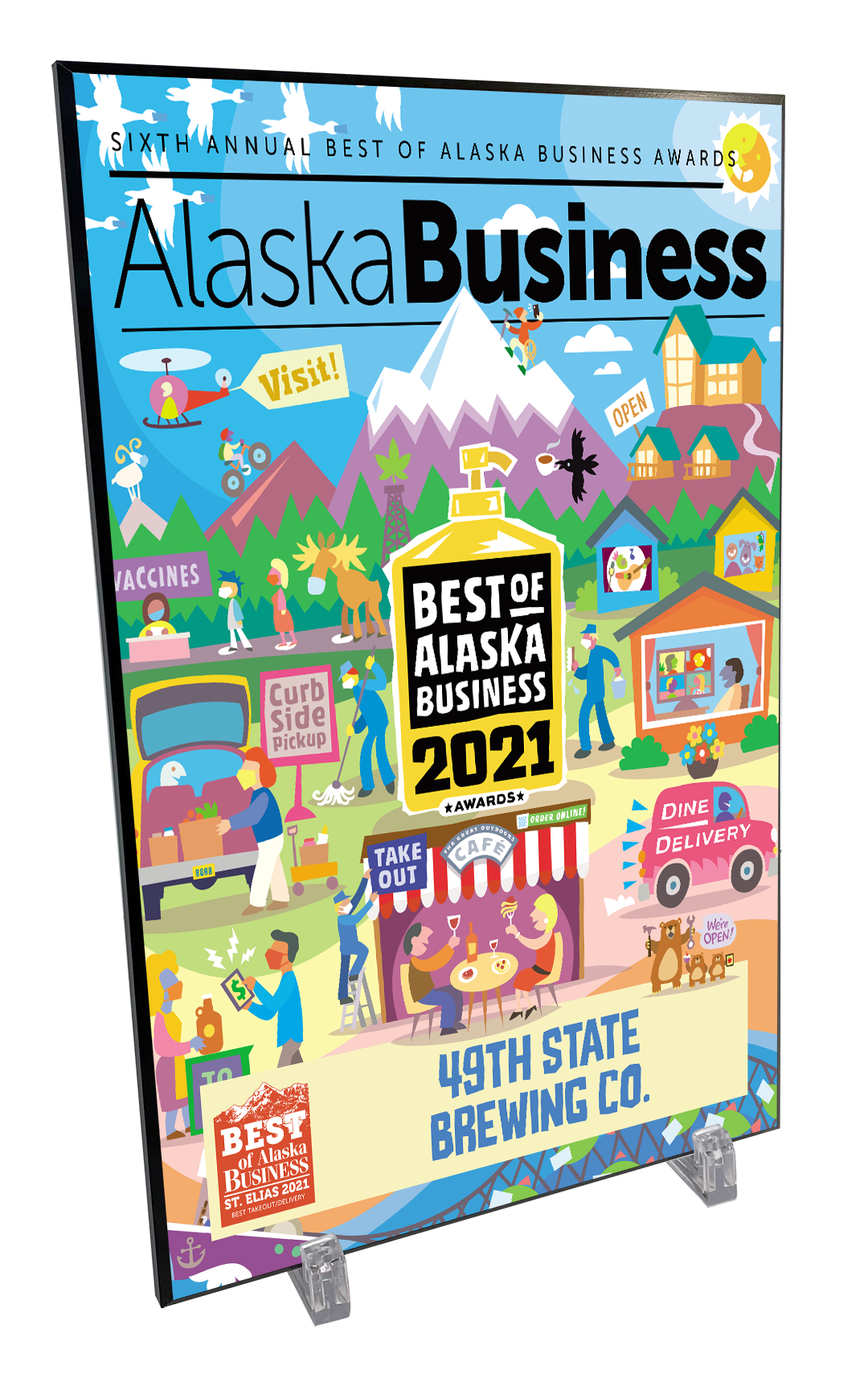 Commemorative Best of Alaska Business Hardiplaque