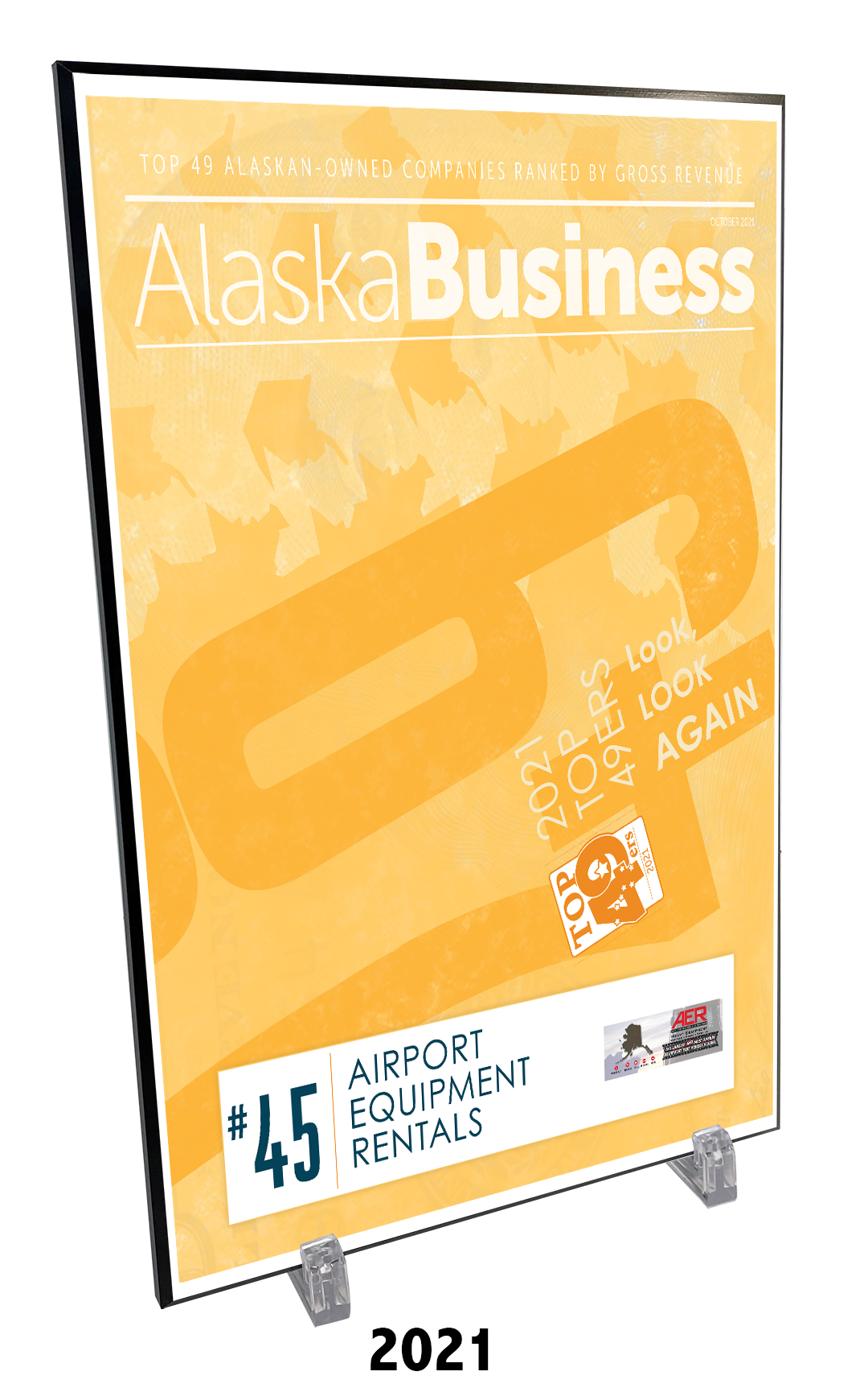 Commemorative Top 49ers Award Hardiplaque