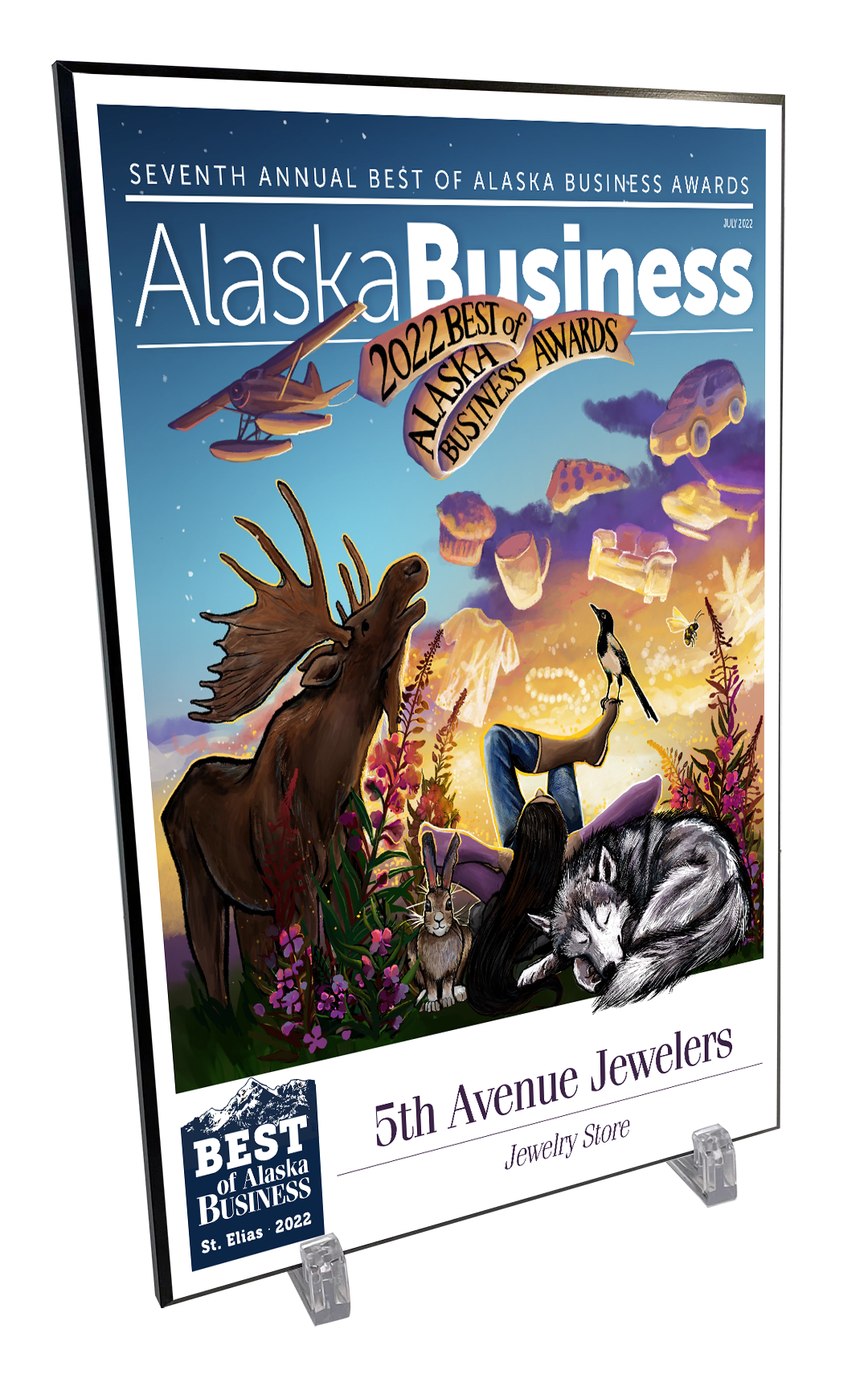 Commemorative Best of Alaska Business Hardiplaque