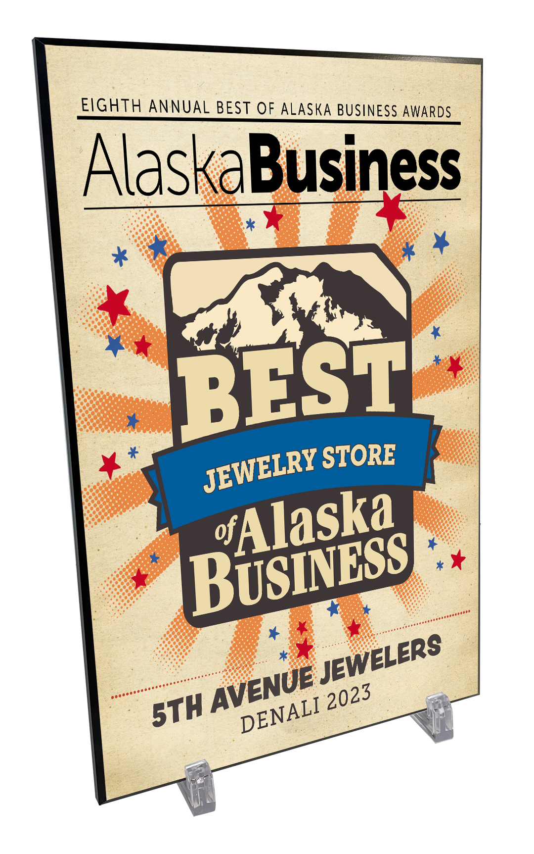 Commemorative Best of Alaska Business Hardiplaque
