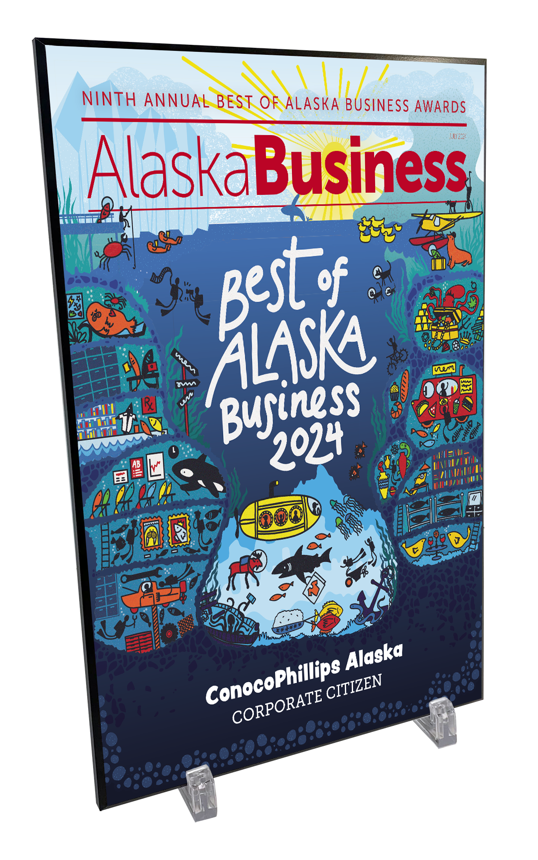 Commemorative Best of Alaska Business Hardiplaque