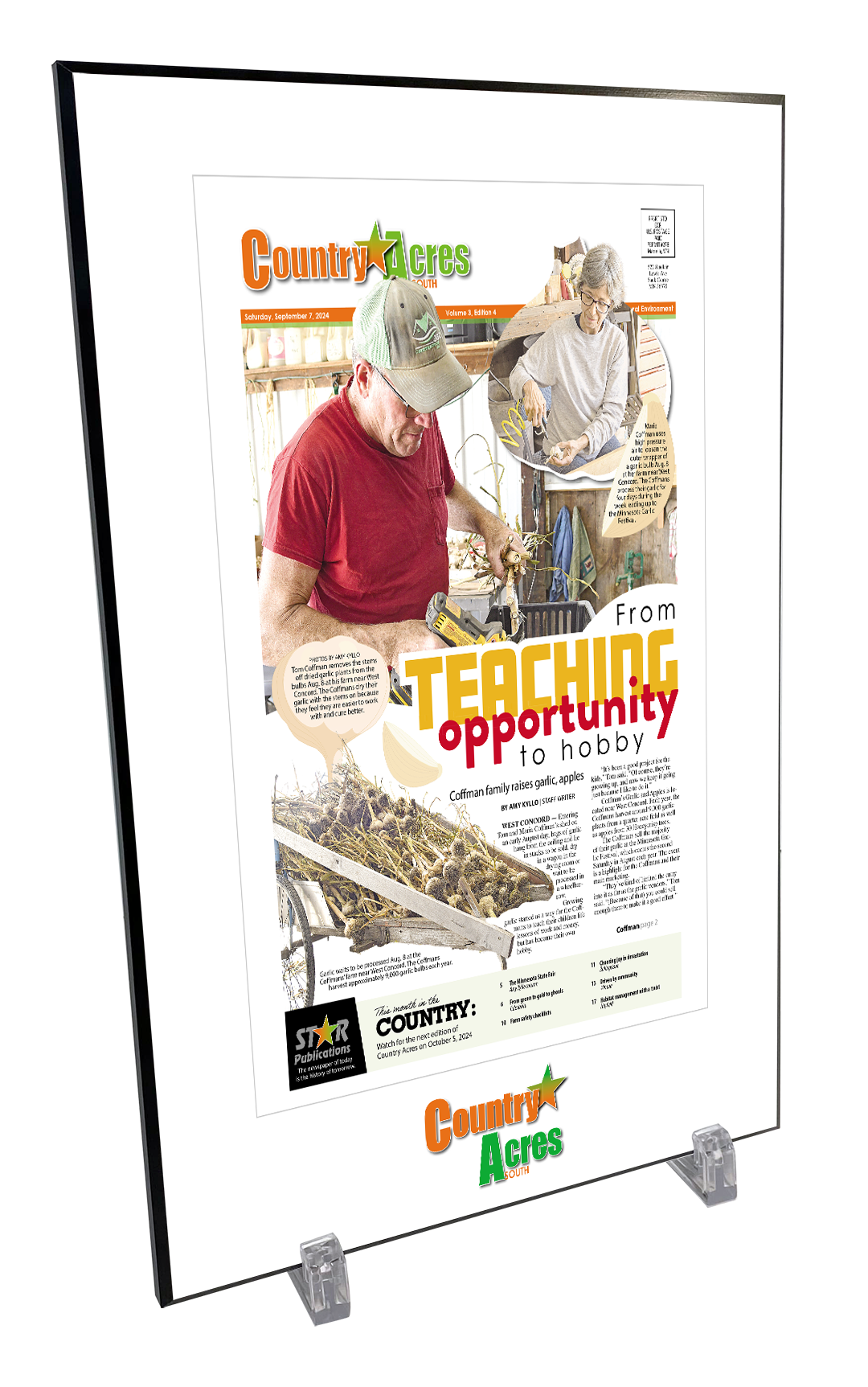 Star Publications Article Wooden Plaque