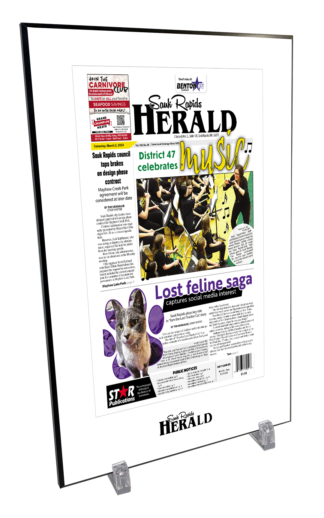 Star Publications Article Wooden Plaque