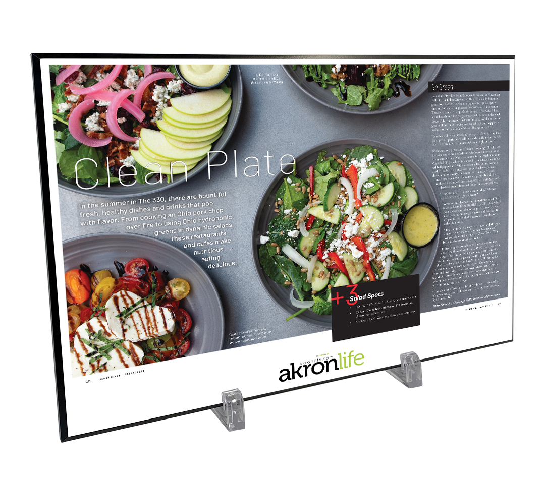 Akron Life Article & Cover Plaques