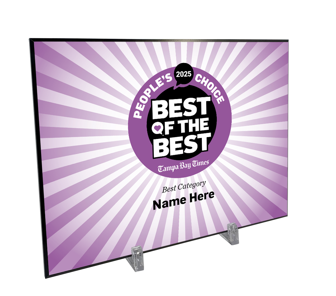 Best Of Tampa Bay Times - Modern Hardi-plaque