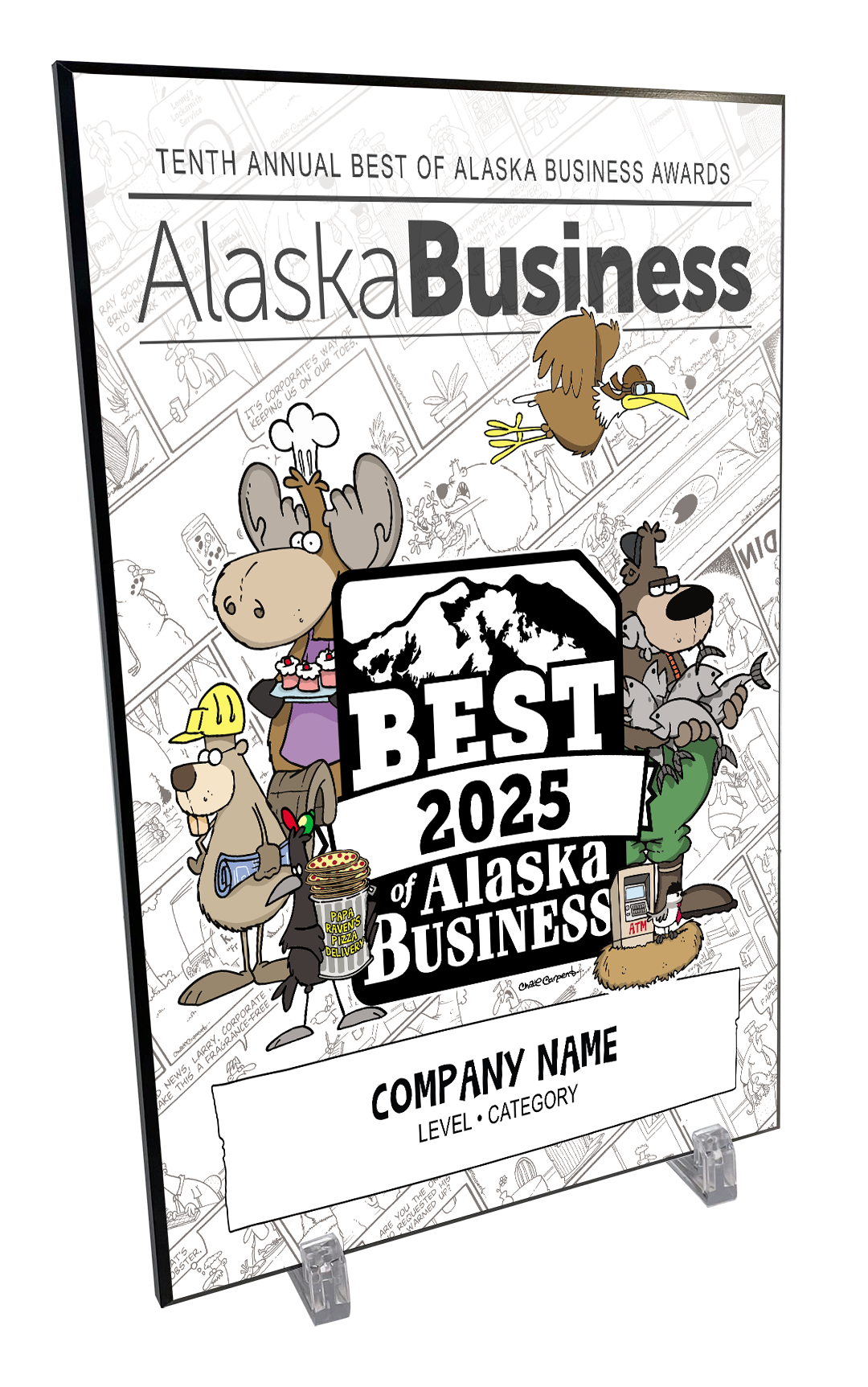 Commemorative Best of Alaska Business Hardiplaque