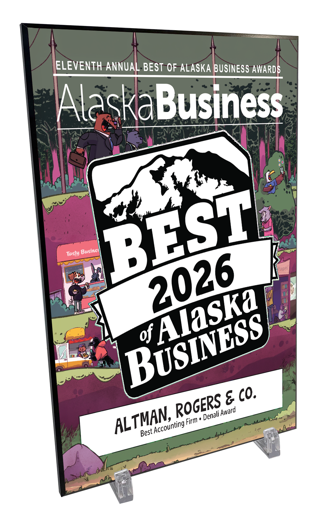 Commemorative Best of Alaska Business Hardiplaque