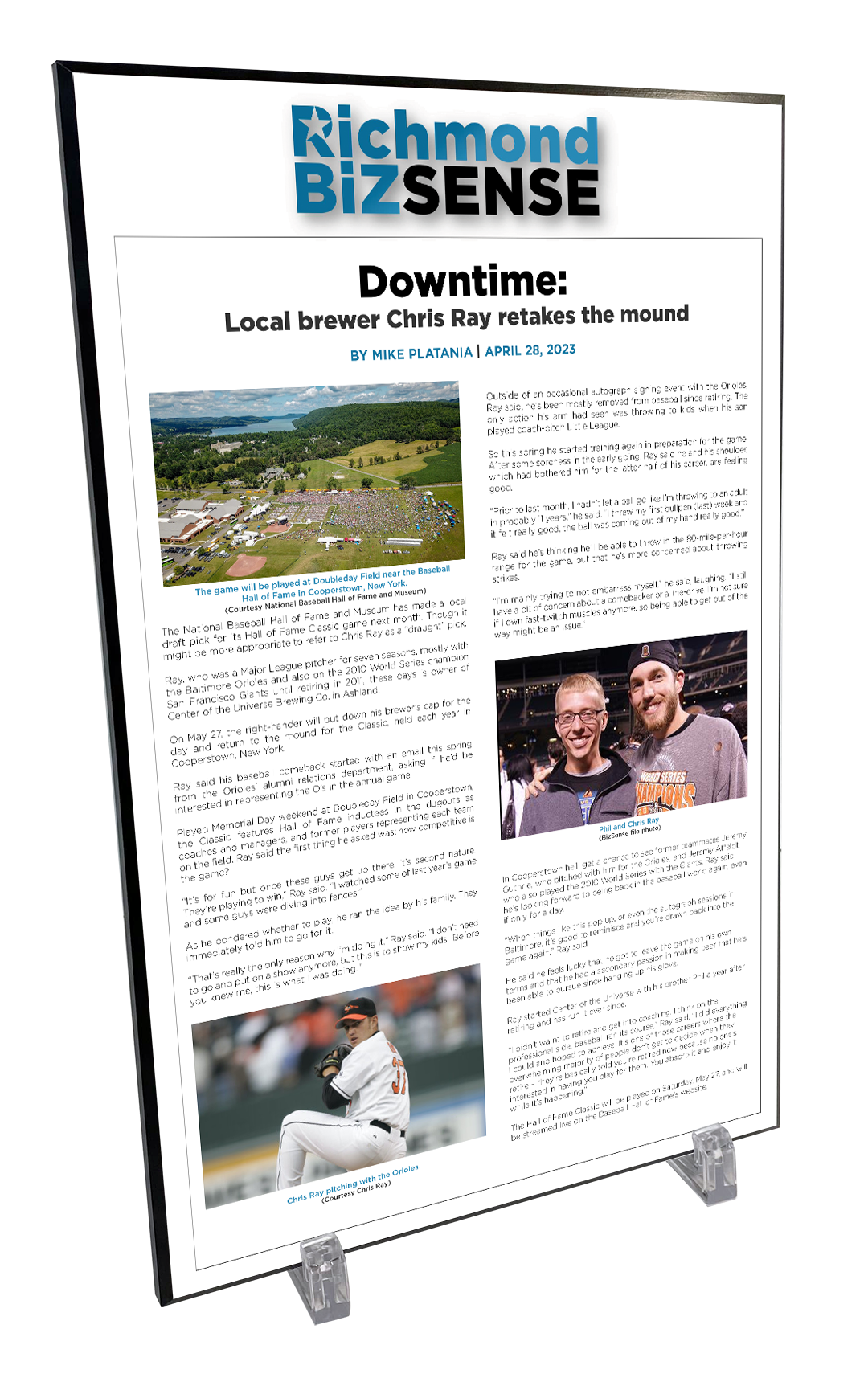 Richmond BizSense Article - Modern Hardi-plaque