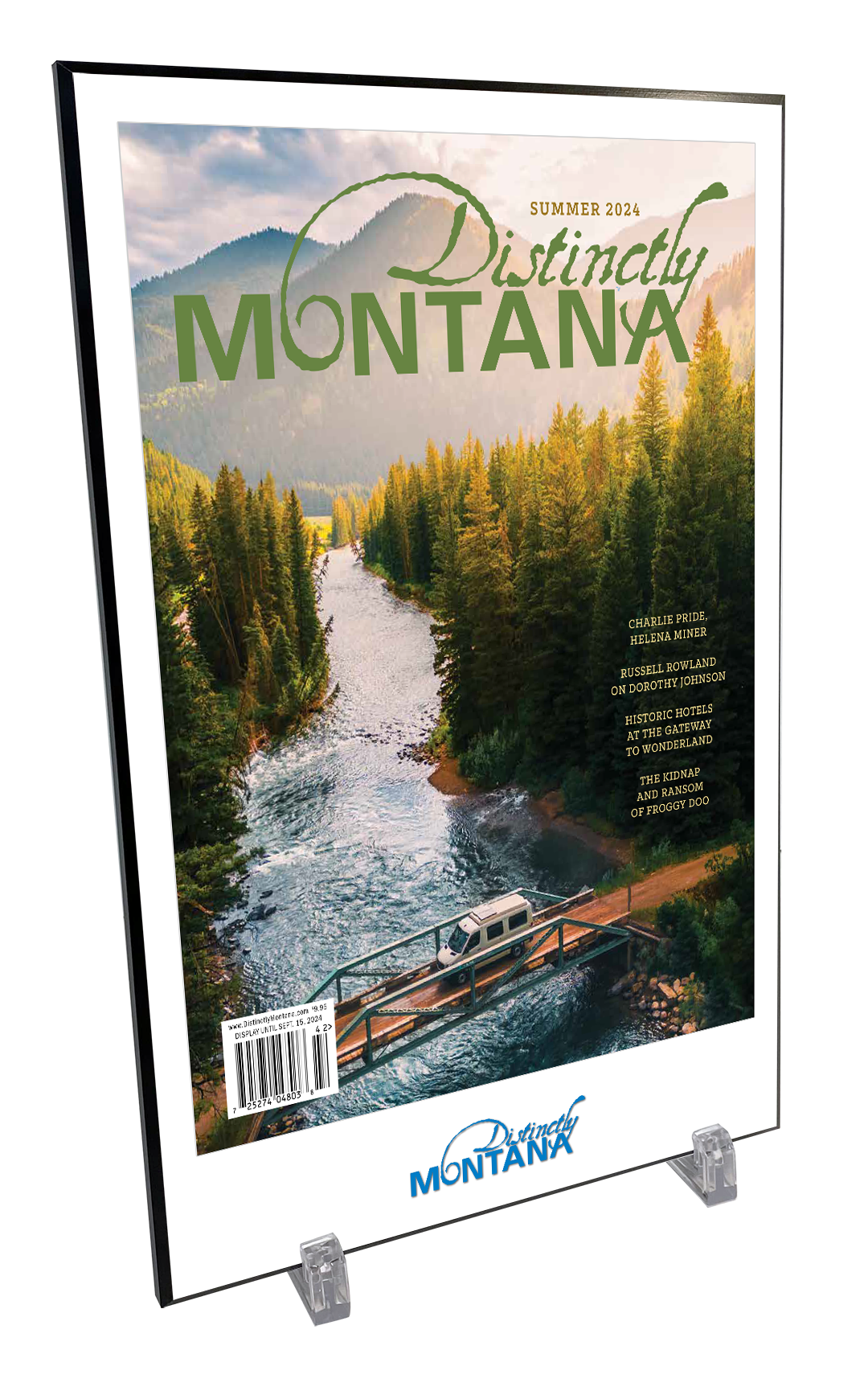 Distinctly Montana Cover & Article - Plaques