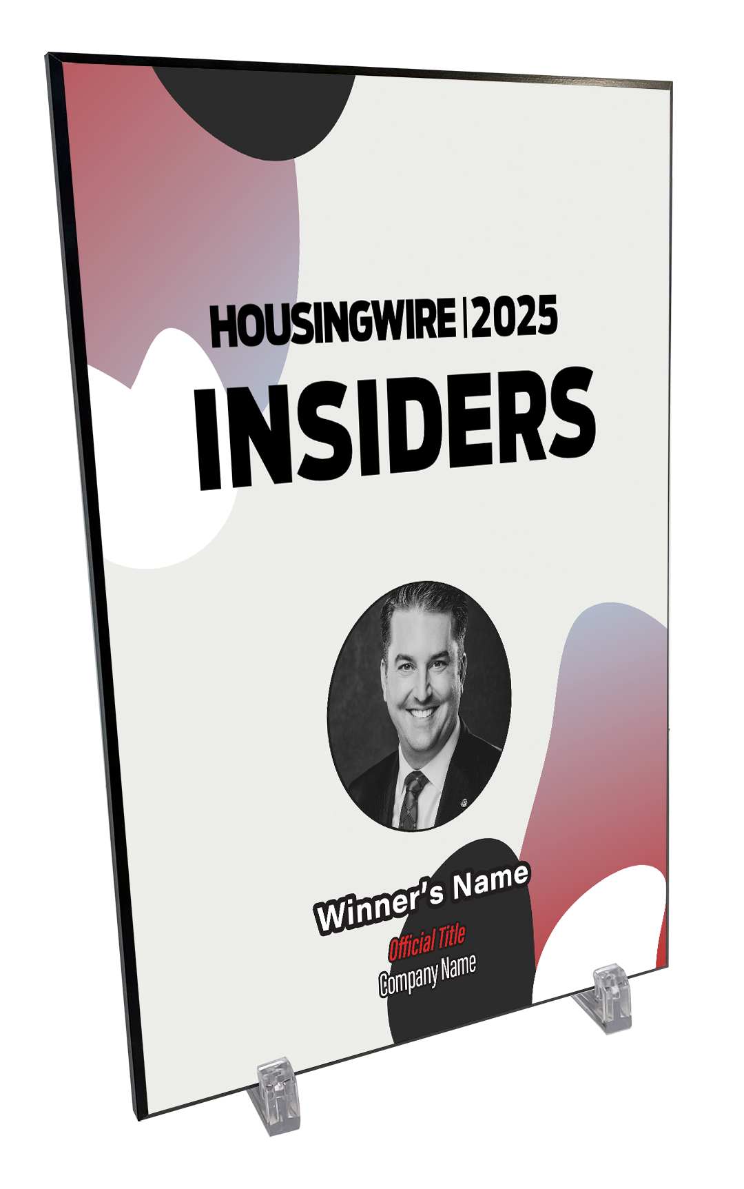 HousingWire Editorial Award Programs Plaque