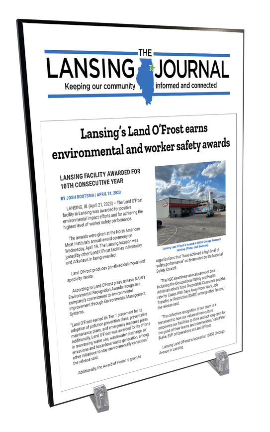 The Lansing Journal Hardiplaque