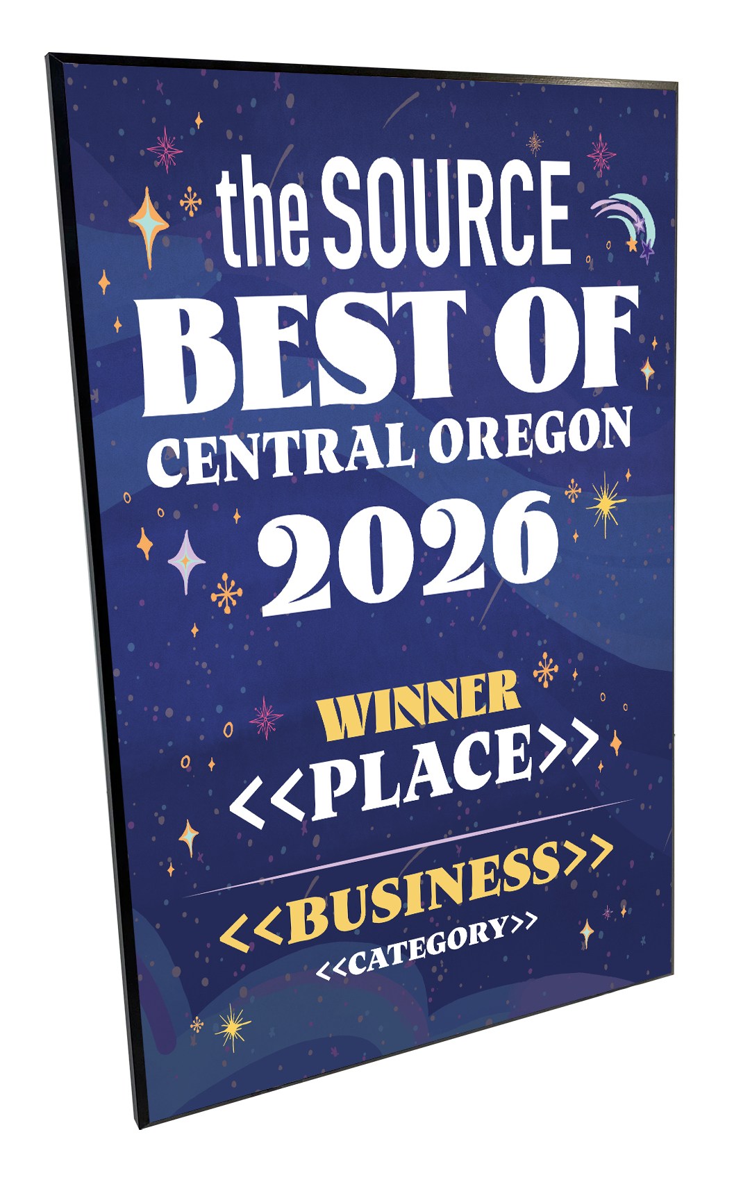 Source Weekly Best of Central Oregon Plaques