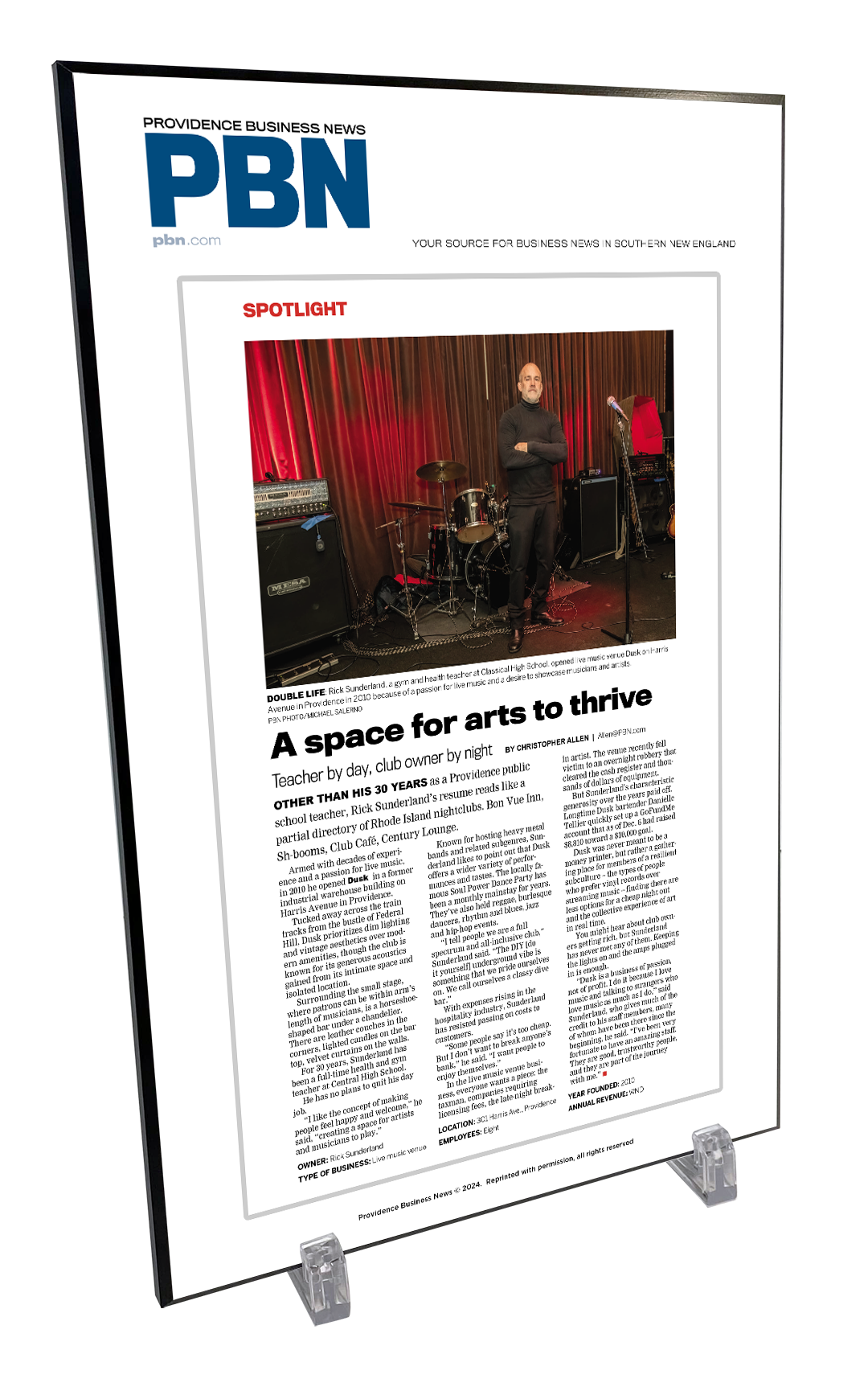 PBN Article - Plaque