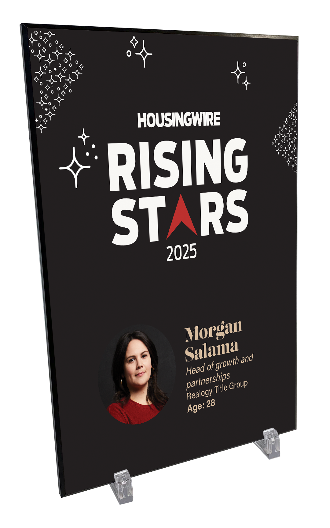 HousingWire Editorial Award Programs Plaque