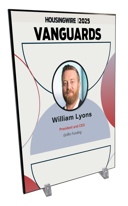 HousingWire Editorial Award Programs Plaque