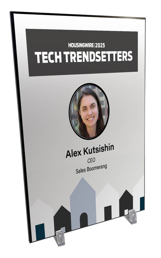 HousingWire Editorial Award Programs Plaque