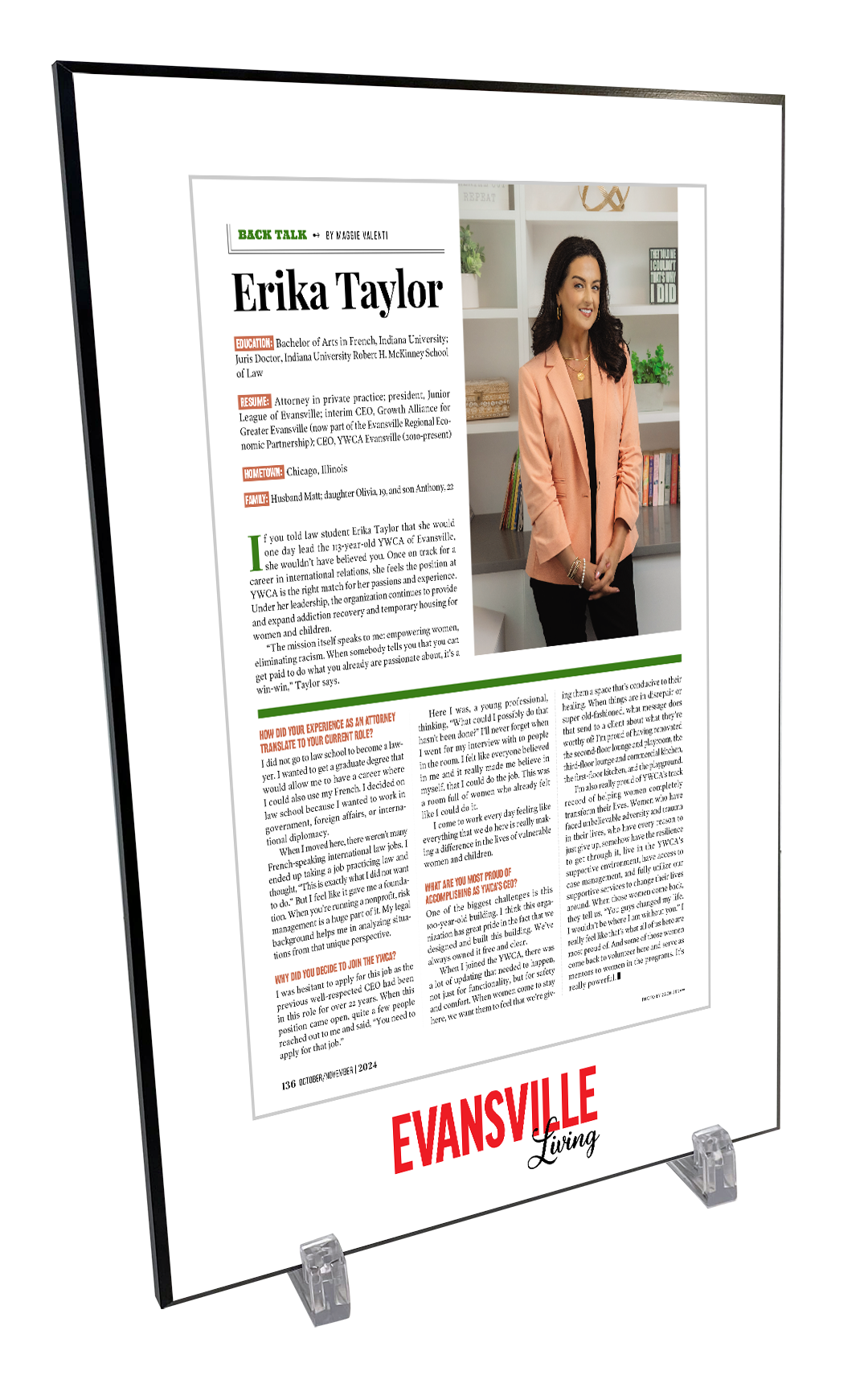 Evansville Living Archive - Personality - Plaques